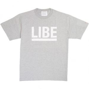 LIBE BRAND UNIVS　BIG LOGO TEE (GREY)