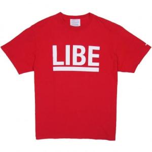 LIBE BRAND UNIVS　BIG LOGO TEE (RED)