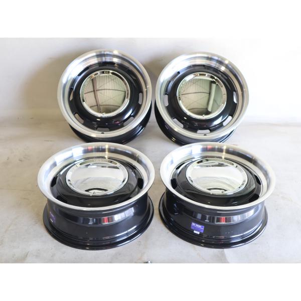 ハイエースに　新品4本セット　ネオムーン3　16×6.5J +38 139.7/6 BKP　車検対応...