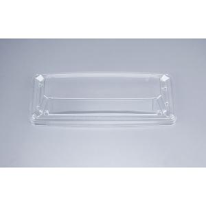 【個人宅不可・店名必須】エコ際立皿15 嵌合蓋（Ｎ）1000枚 寿司 刺身容器