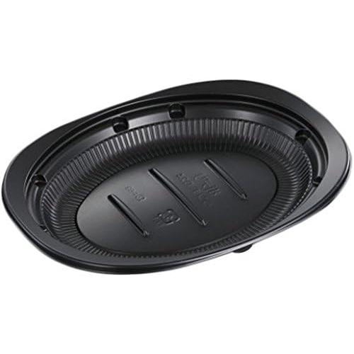 【個人宅不可・店名必須】使い捨て弁当容器 CT街デリ ランチD24 ブラック本体 1CS（450枚：...