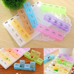 2個セット ピルケース 薬箱 1週間分 大きい...の詳細画像1