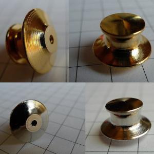 10個セット ピンバッジ キャッチ 留め具 固...の詳細画像1