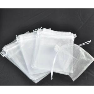 50枚セット オーガンジー ポーチ 巾着 袋 ...の詳細画像1
