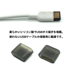 10個セット USB タイプC オス側 シリコ...の詳細画像2