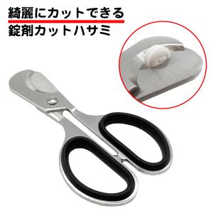 錠剤ハサミ ピルカッター 薬 カット 分割 切断 はさみ コンパクト ステンレス製 タブレット ピル 子供 高齢者 常備薬 半分 コンパクト 携帯 送料無料｜standard-net