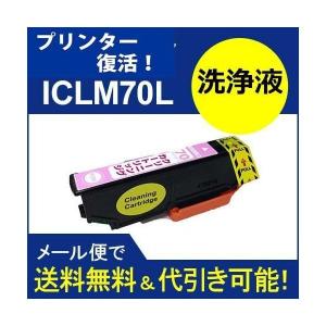 洗浄洗浄液カートリッジ IC6CL70L(LM ライトマゼンタ) エプソンic70L洗浄液カートリッジプリンター目詰まり洗浄ヘッドクリーニング｜standardcolor