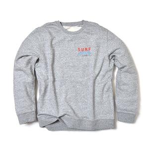 VOLN/SURF VINTAGE LINE Crew Sweat /GRAY ボルン サーフ ヴィンテージ