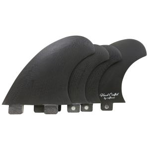 CRAFTSMAN FIN クラフトマン Quad Fins SF4 FCS クワッドフィン VOLAN DARK BLACK オルタナティブ ショートボード ミッドレングス ヴォラン サーフィン 4本SET｜standardstore