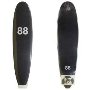 【説明欄の条件で最大30%OFF！& 店舗受取で送料無料！】88 / Thruster 8`0 Black × Black / White Logo Tri Fin Futures surfboards ソフトボード