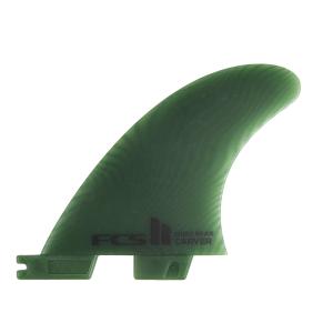 FCS2 FIN エフシーエスツー フィン CARVER REAR 2本 Neo Glass Eco Blend クアッドリアフィン セット Medium 緑 グリーン ネオグラスエコブレンド｜standardstore