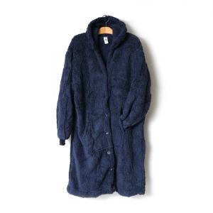 PAPASWEATER/SNOOP/NAVY シェルパブランケット ガウン 防寒 ワードローブ ヴィンテージ