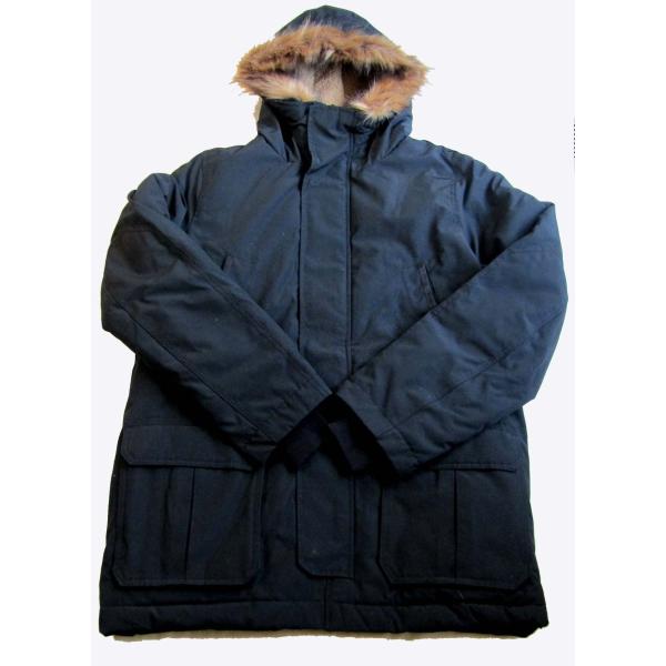 GAPミリタリーファー付きフードジャケット　　黒　