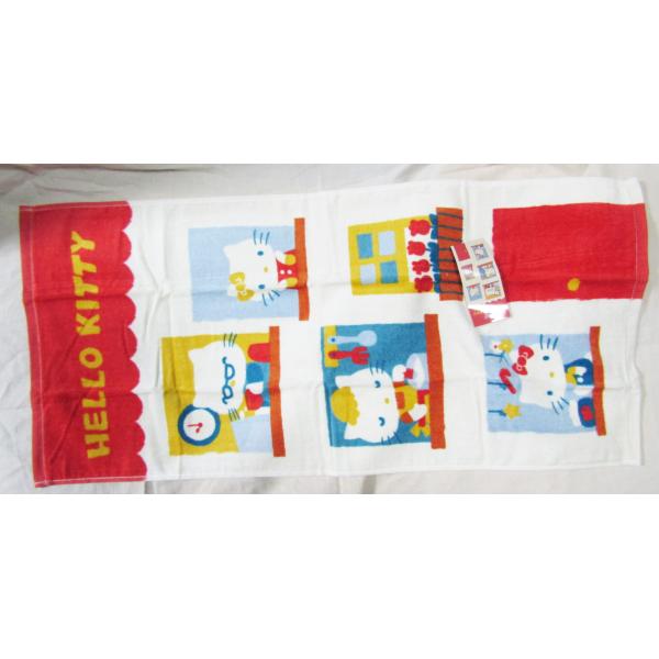 キティちゃんフェイスタオルM