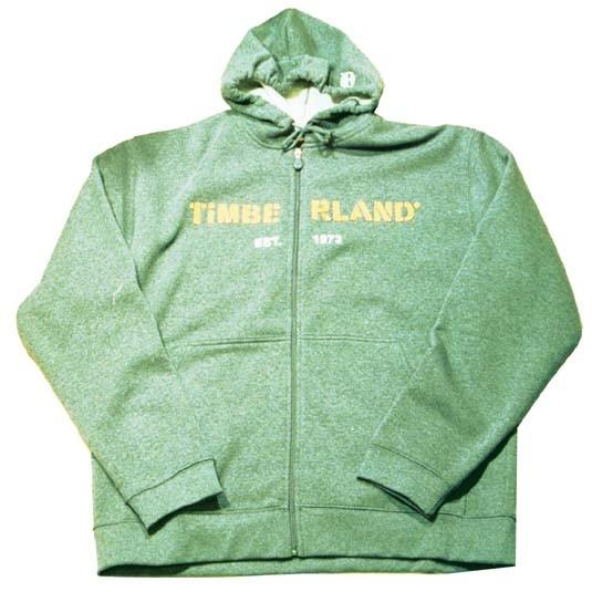 Timberland フルジップパーカー　グレー