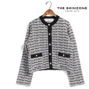 レディース/THE SHINZONE/ザシンゾーン/TWEED KNIT CD/ツイードニットカーディガン/品番:23SMSNI02/2023春夏｜star-bars