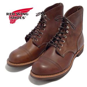 RED WING◇IRON RANGE/アイアンレンジ/27.5cm/BRW/レザー : セカンド