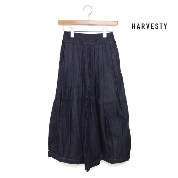レディース HARVESTY ハーベスティ DENIM CIRCUS CULOTTES サーカスキュ...