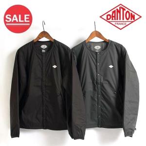 ☆メンズ/DANTON/ダントン/ノーカラーインサレーションジャケット/プリマロフト/インナー/品番：JD-8885SBT