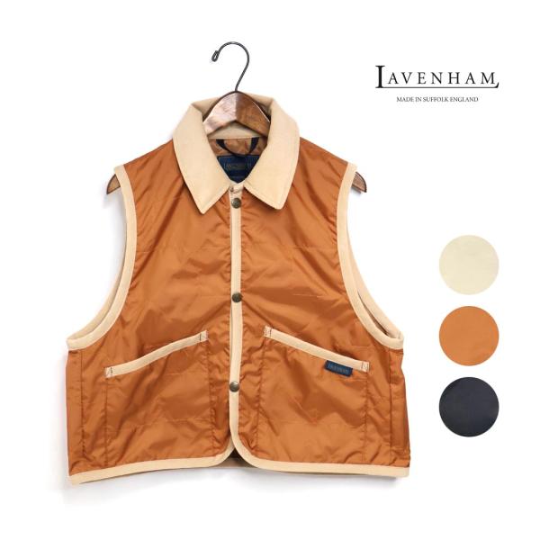 レディース LAVENHAM ラベンハム Unwadded Cropped Raydon Gilet...