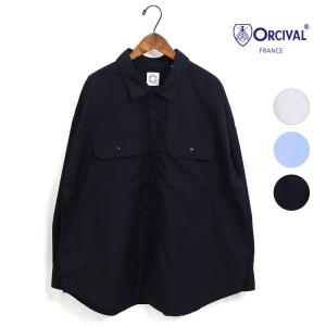 【母の日ギフト】レディース/ORCIVAL/オーシバル/オーチバル/TCブロード C.P.O.シャツ/品番：OR-B0277HTB/2024春夏｜star&bars Yahoo!店