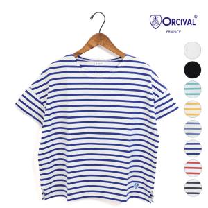 レディース/ORCIVAL/オーシバル/オーチバル/ボートネックワイドカットソー/ボーダー/無地/品番：OR-C0335BFJ/2024春夏【1枚までメール便可】｜star-bars