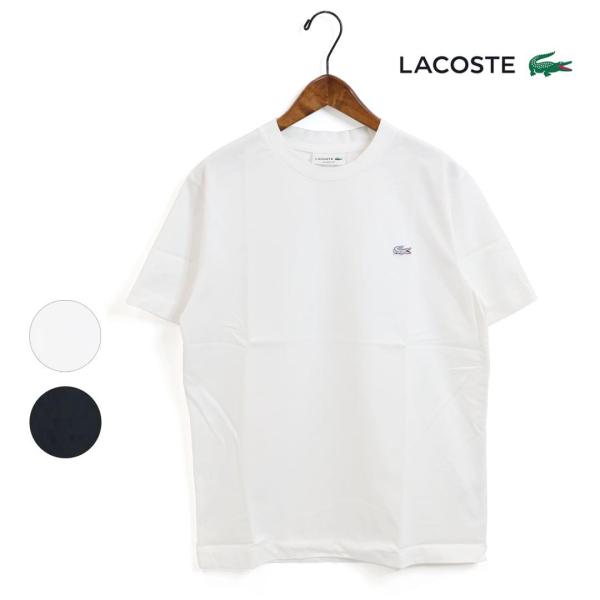 【父の日ギフト】メンズ/LACOSTE/ラコステ/アウトラインクロッククルーネックTシャツ/半袖/品...