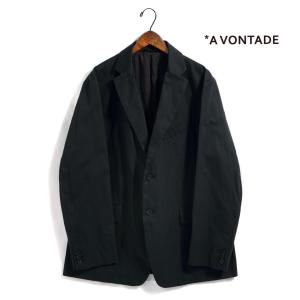 A VONTADE テーラードジャケット M ブラック A VONTADE ジャケット テーラードジャケット 「A VONTADE」ア