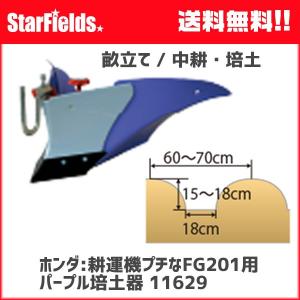 ホンダ　プチな　グリーン培土機(畝たてきと培土車輪) FG201 FV200 ホンダ（HONDA） プチな FG201用 グリーン培土器W (尾輪付無し） : HTS