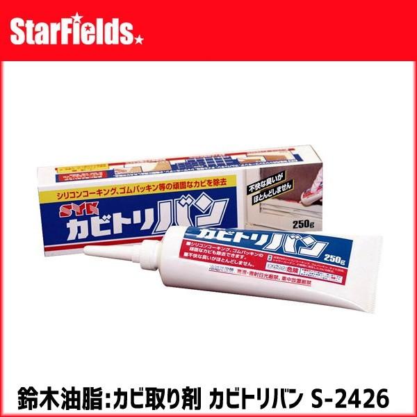カビ取り剤 鈴木油脂 カビトリバン チューブタイプ S-2426 250g  代引き不可商品