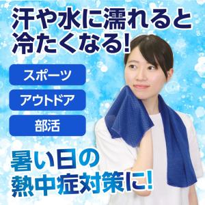 アーテック 冷感タオル ブルー No.51167の詳細画像2