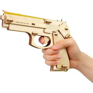 木製手作りゴム鉄砲 ゴム銃 （工作キット） : 竹専門店 竹伊