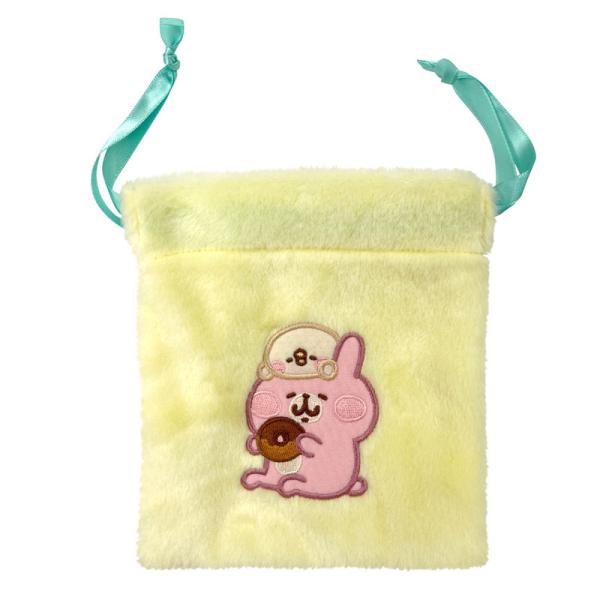 【12月下旬発売予定】 カナヘイの小動物 フワフワ巾着 ほっこりおうち時間 イエロー