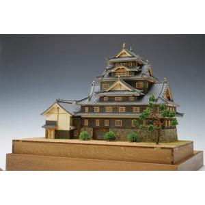 ウッディジョー 木製建築模型 1/150 駿府城 : エアガン ホビーのスター