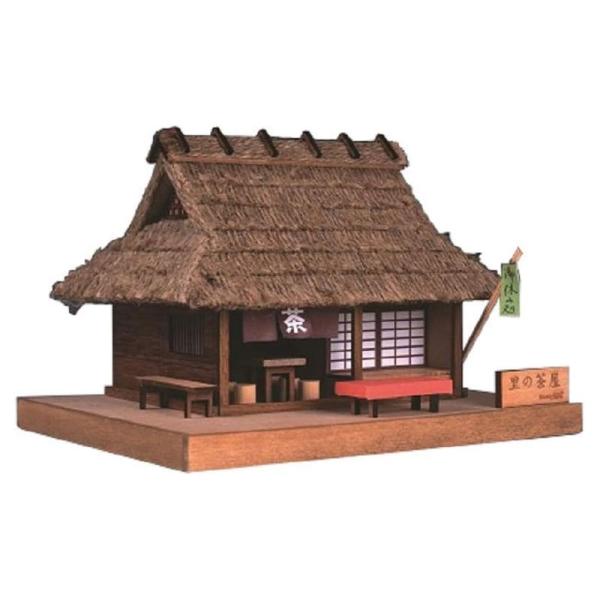 ウッディジョー 木製建築模型 ミニ建築シリーズ No.3 里の茶屋
