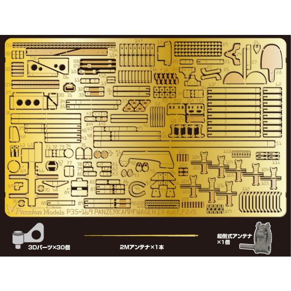パッションモデルズ 1/35 ドイツIV号戦車G型エッチングセット P35-169