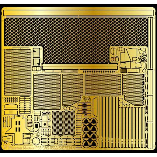 パッションモデルズ 1/35 アメリカ空挺戦車シェリダンエッチングパーツ P35-145