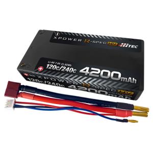 ハイテック Li-HVバッテリー エックスパワー Rスペック 7.6V 4200mAh 120C/2...