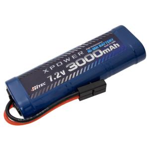 ハイテック ニッケル水素バッテリー エックスパワー 7.2V 3000mAh タミヤタイプコネクター