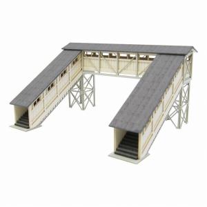 さんけい ペーパークラフト みにちゅあーとプチ 1/220 跨線橋 MP01-100