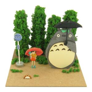 さんけい ペーパークラフト スタジオジブリmini となりのトトロ トトロとバス停 MP07-03