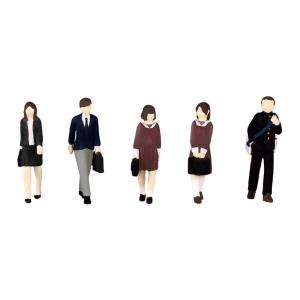 PLUM 1/80 塗装済完成品 超ミニフィギュア11 あの日の交差点セット2