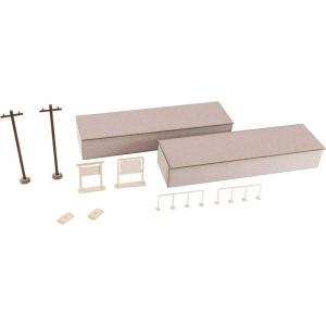 PLUM 1/80 ペーパーキット まちかどアクセサリーシリーズ 島式ローカルホーム 延長セットA（...