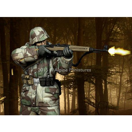 アルパインミニチュアズ プラモデル 1/16 ドイツ擲弾兵 Gew.43射撃中 AM16029