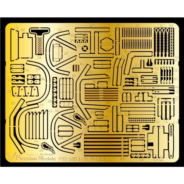 パッションモデルズ 1/35 M4A3E8 シャーマン エッチングセット タミヤMM35346用 P...