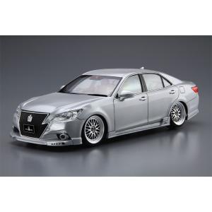 アオシマ プラモデル 1/24 ザ・チューンドカー No.13 ブレーンX10 GRS214 クラウン アスリートG'12 トヨタ｜star-gate