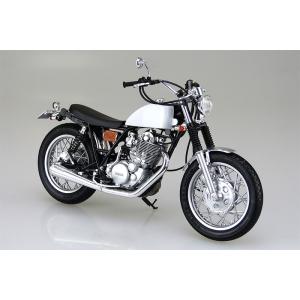 アオシマ プラモデル 1/12 バイク No11 ヤマハ SR400S カスタムパーツ付き