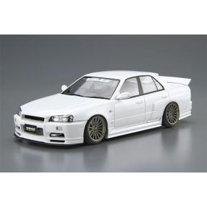 アオシマ 1/24 ザ・チューンドカー No.4 URAS ER34 スカイライン TYPE-R '...