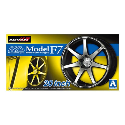 アオシマ プラモデル 1/24 ザ・チューンドパーツ No.82 AVS モデルF7 20インチ