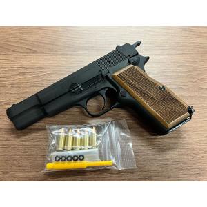 ［送料込］マルシン　モデルガン　M84 マットブラック　木製グリップ仕様 Amazon | マルシン M84 強化版 マットブラックABS ウォールナット木製